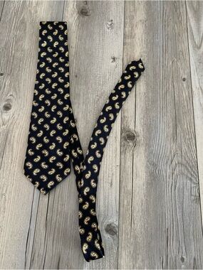 Bullock & Jones San Francisco Mens High End Luxury Tie Paisley Silk Made France